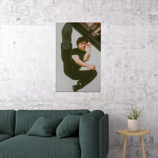 Jackie Chan Martial Arts Movie Star Poster Wall Art Action Film Print - xonomax