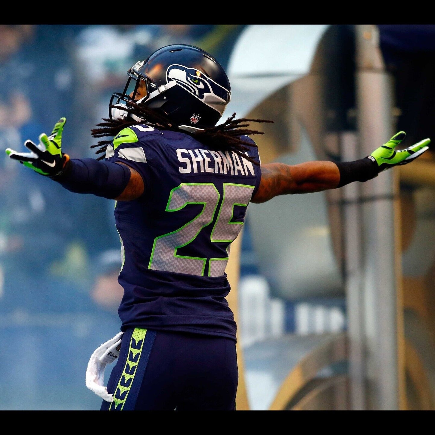 Seattle Seahawks Richard Sherman Nfl Poster Famous Cornerback Motivational Sports Print - xonomax