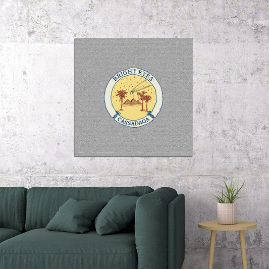 Bright Eyes Band Poster Indie Rock Music Wall Art Alternative Band Print - xonomax