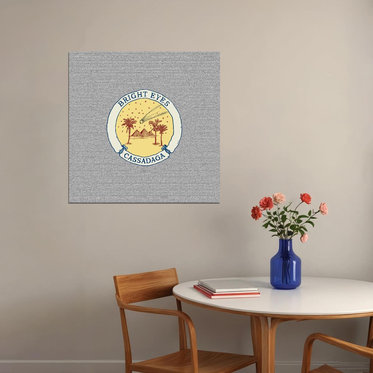 Bright Eyes Band Poster Indie Rock Music Wall Art Alternative Band Print - xonomax
