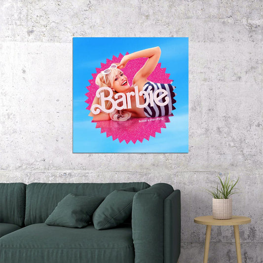 Barbie Movie 2023 Poster Live-action Film Wall Art Fashion Doll Print - xonomax