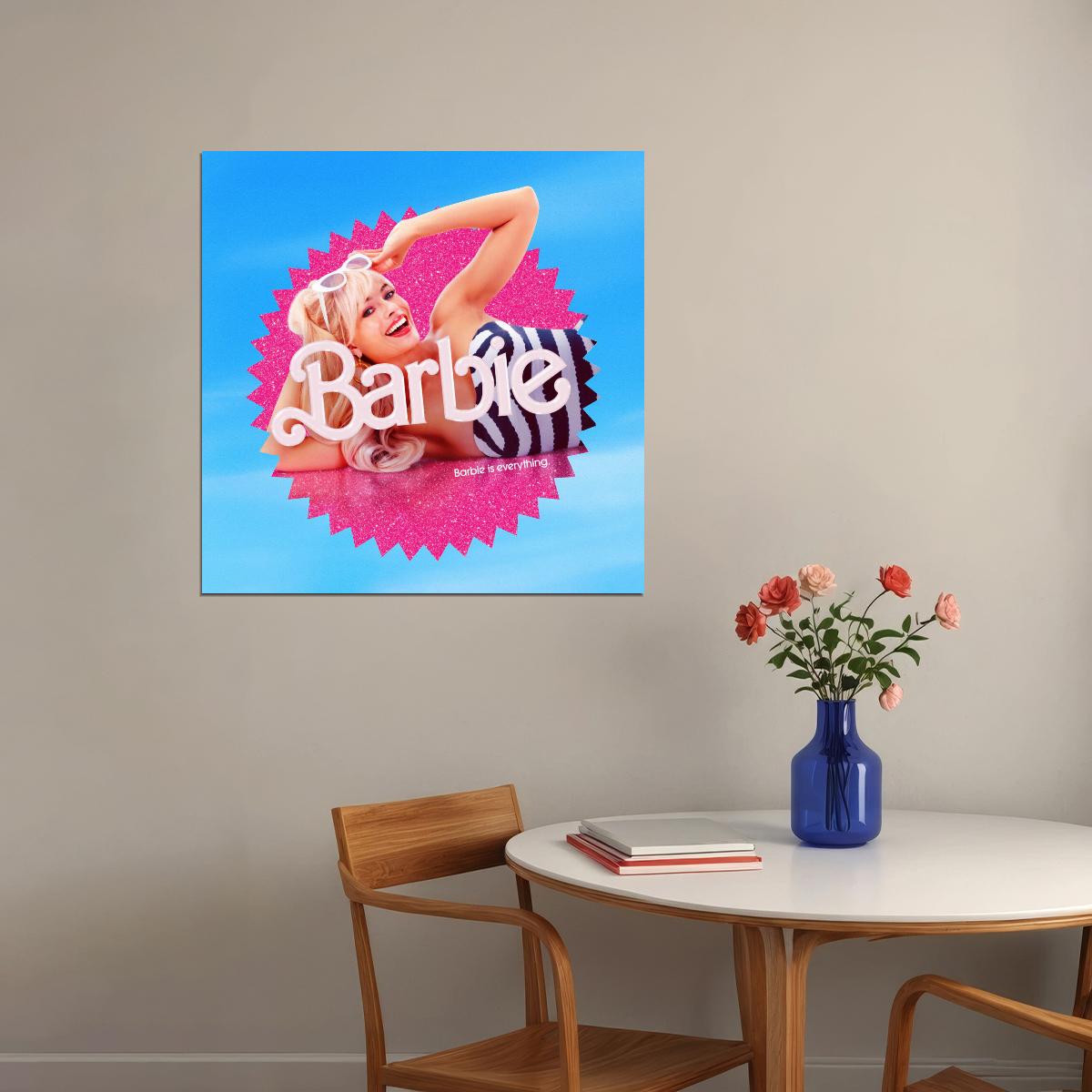 Barbie Movie 2023 Poster Live-action Film Wall Art Fashion Doll Print - xonomax
