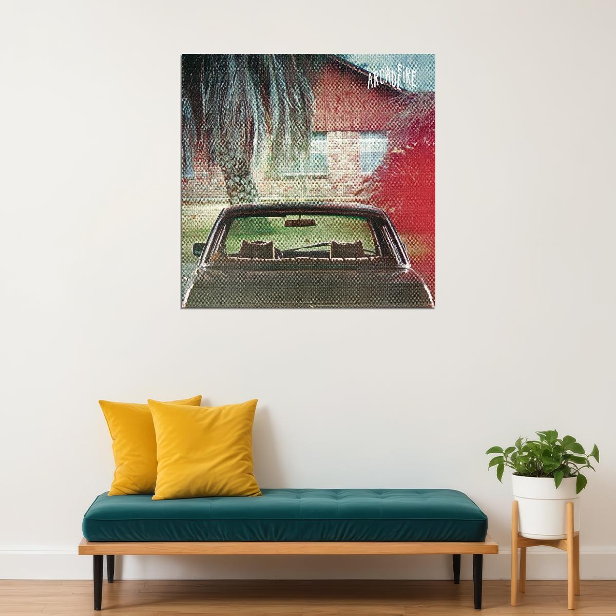 Arcade Fire Band Poster Indie Rock Music Wall Art Canadian Band Print - xonomax