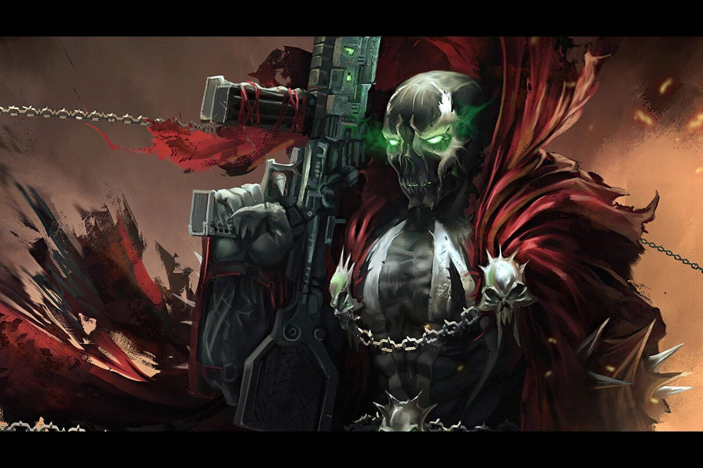 Spawn Comic Book Poster Iconic Antihero Print - xonomax