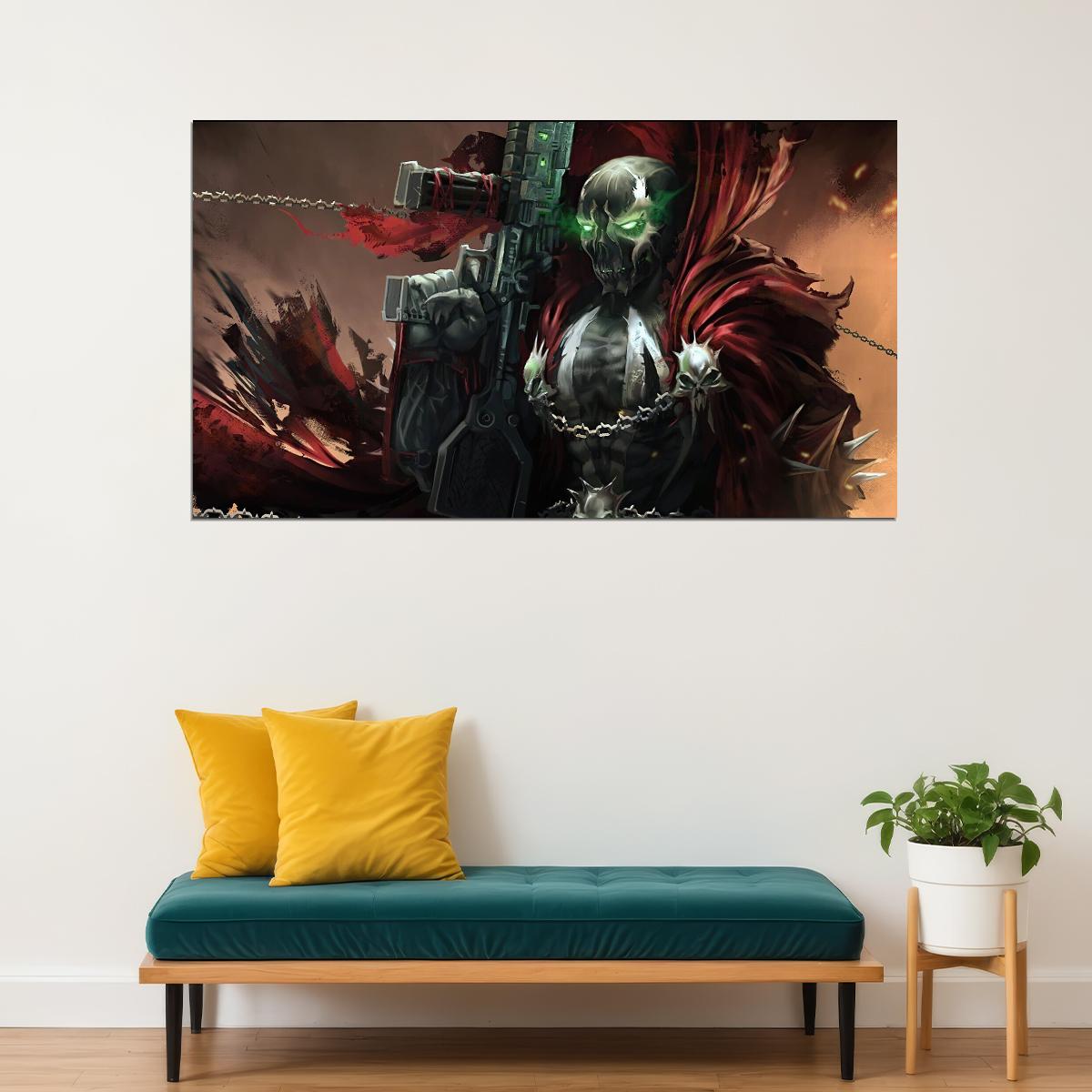 Spawn Comic Book Poster Iconic Antihero Print - xonomax