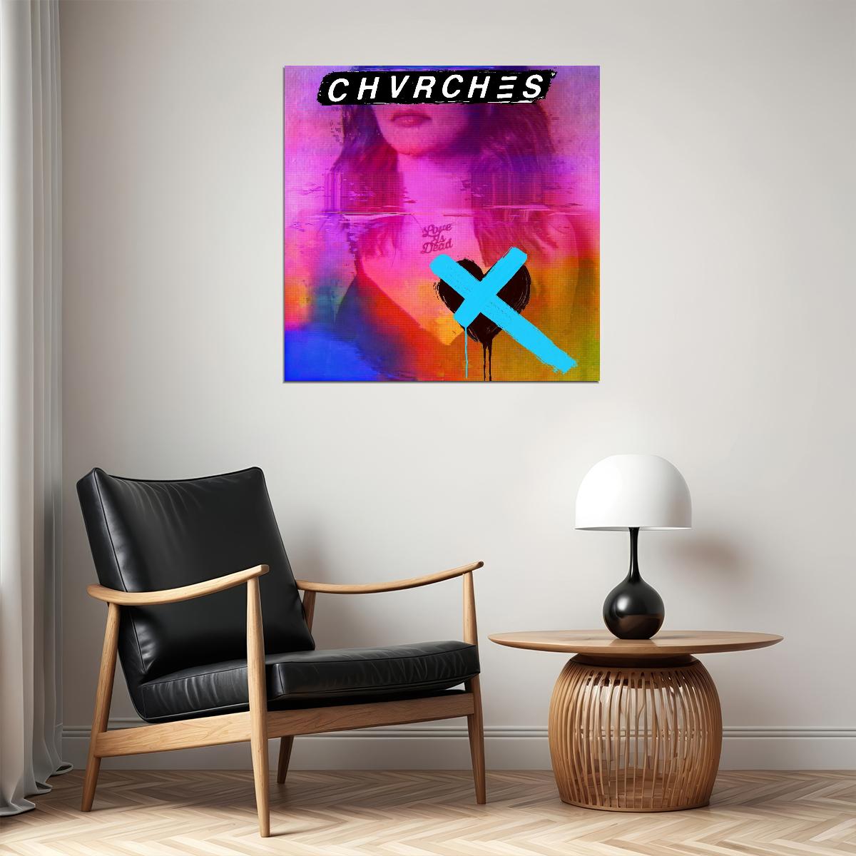 Chvrches Album Cover Art Synth-pop Music Poster Band Music Print - xonomax