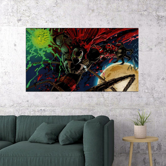 Spawn Comic Book Poster Iconic Antihero Print - xonomax