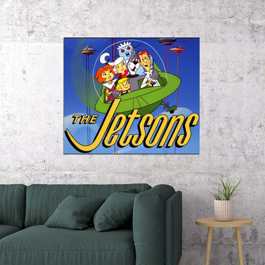 The Jetsons Tv Show Kids Print Iconic Animated Sci-fi Art Print - xonomax