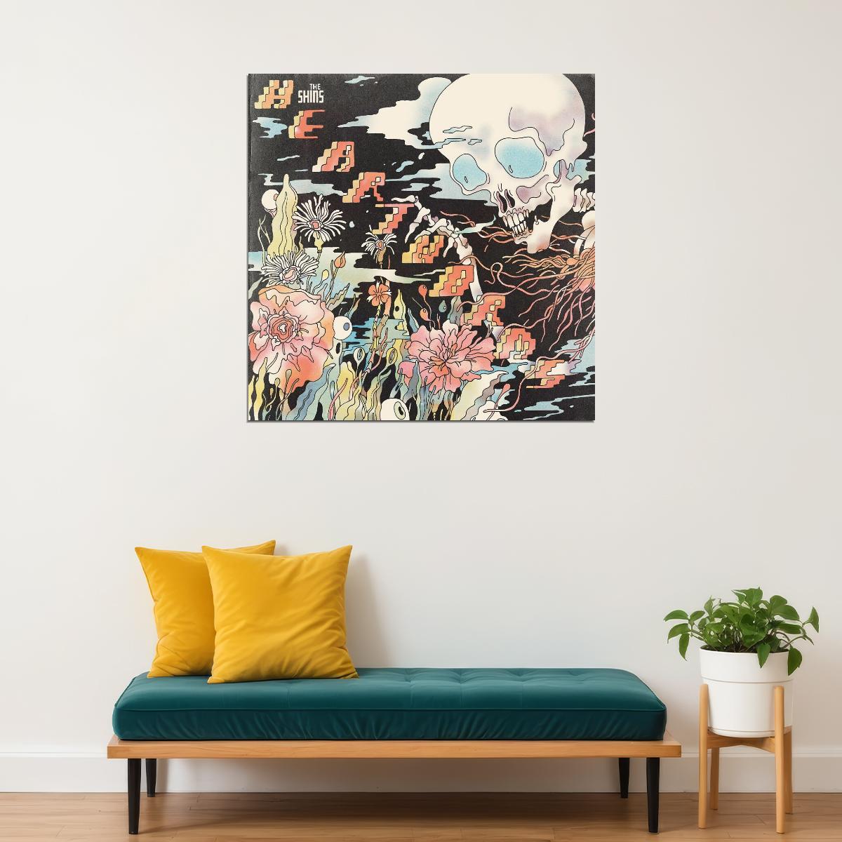The Shins Album Cover Art Music Poster Iconic Indie Rock Band Print - xonomax