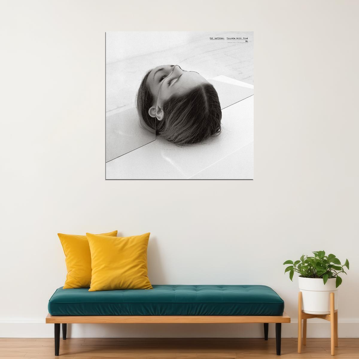The National Trouble Will Find Me Album Cover Art Music Poster Iconic Indie Rock Band Print - xonomax