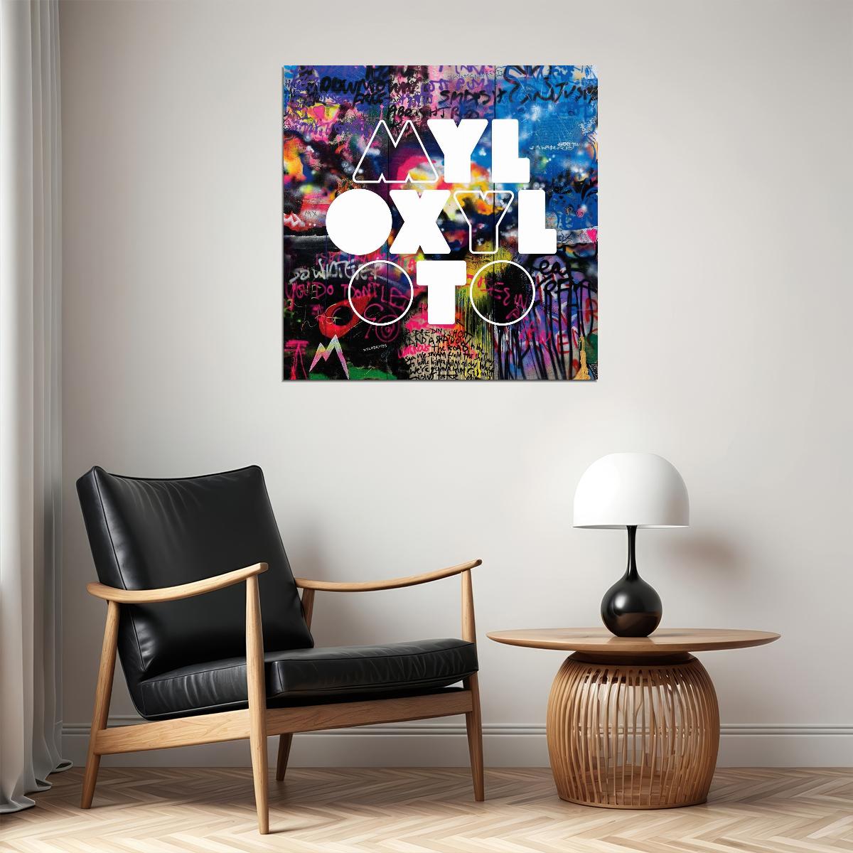 Coldplay Album Cover Art Alternative Rock Music Poster Band Music Print - xonomax