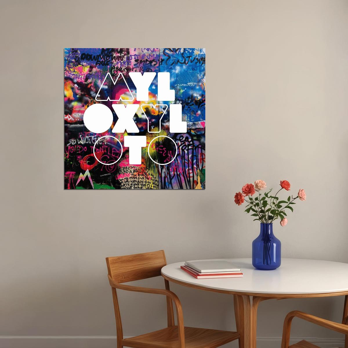 Coldplay Album Cover Art Alternative Rock Music Poster Band Music Print - xonomax