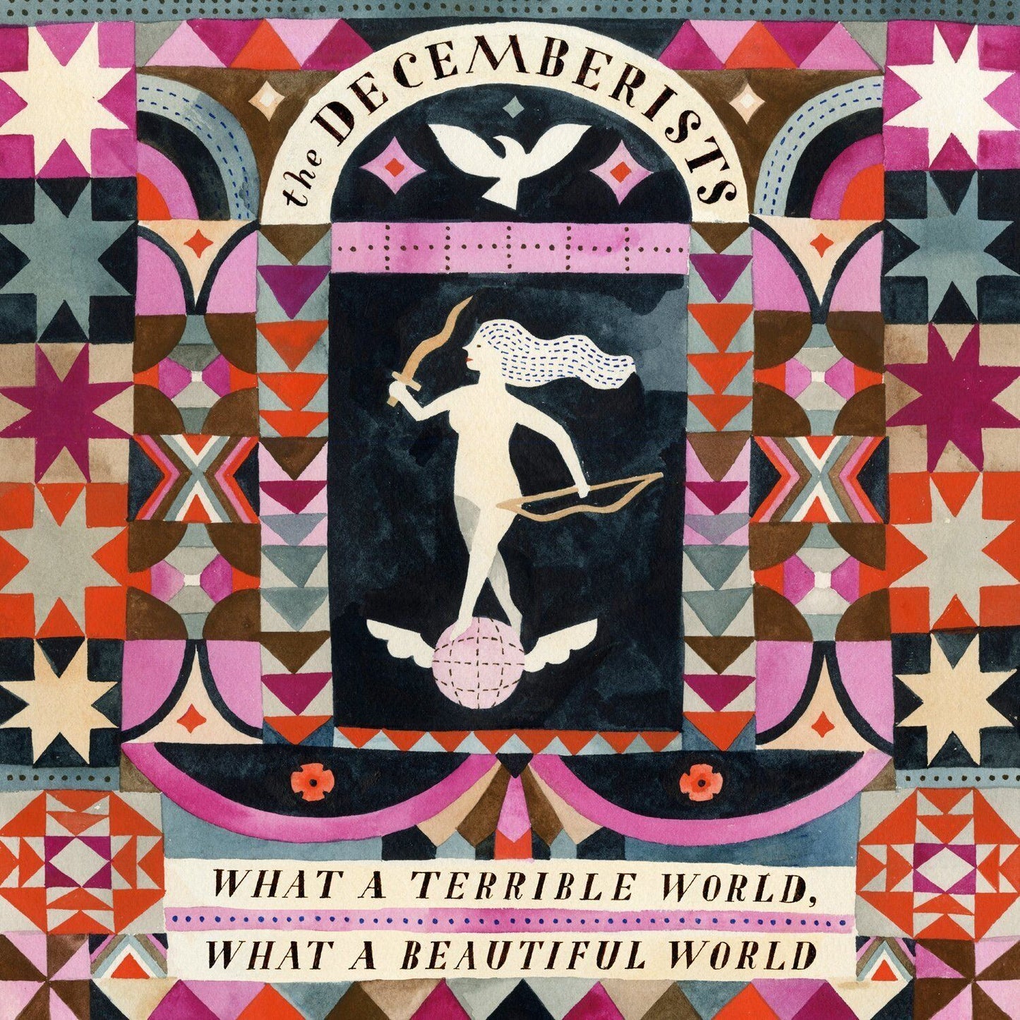 The Decemberists What A Terrible World Cover Art Music Poster Iconic Indie Rock Band Print - xonomax