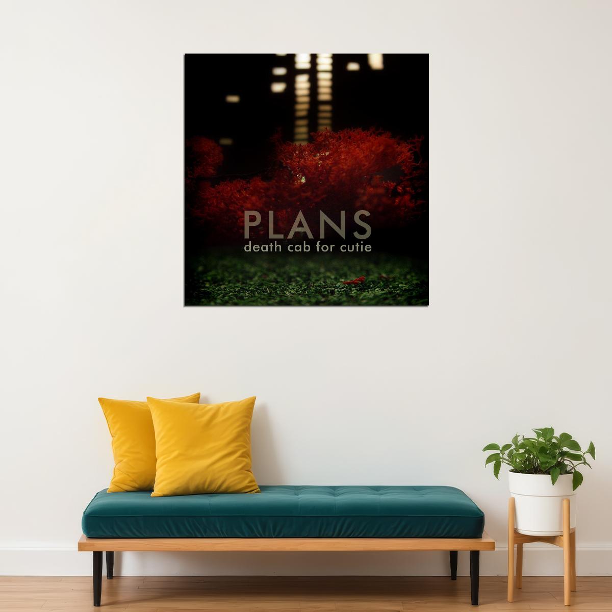Death Cab For Cutie Band Poster Indie Rock Music Wall Art Alternative Band Print - xonomax