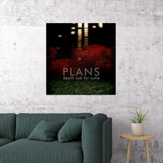 Death Cab For Cutie Band Poster Indie Rock Music Wall Art Alternative Band Print - xonomax