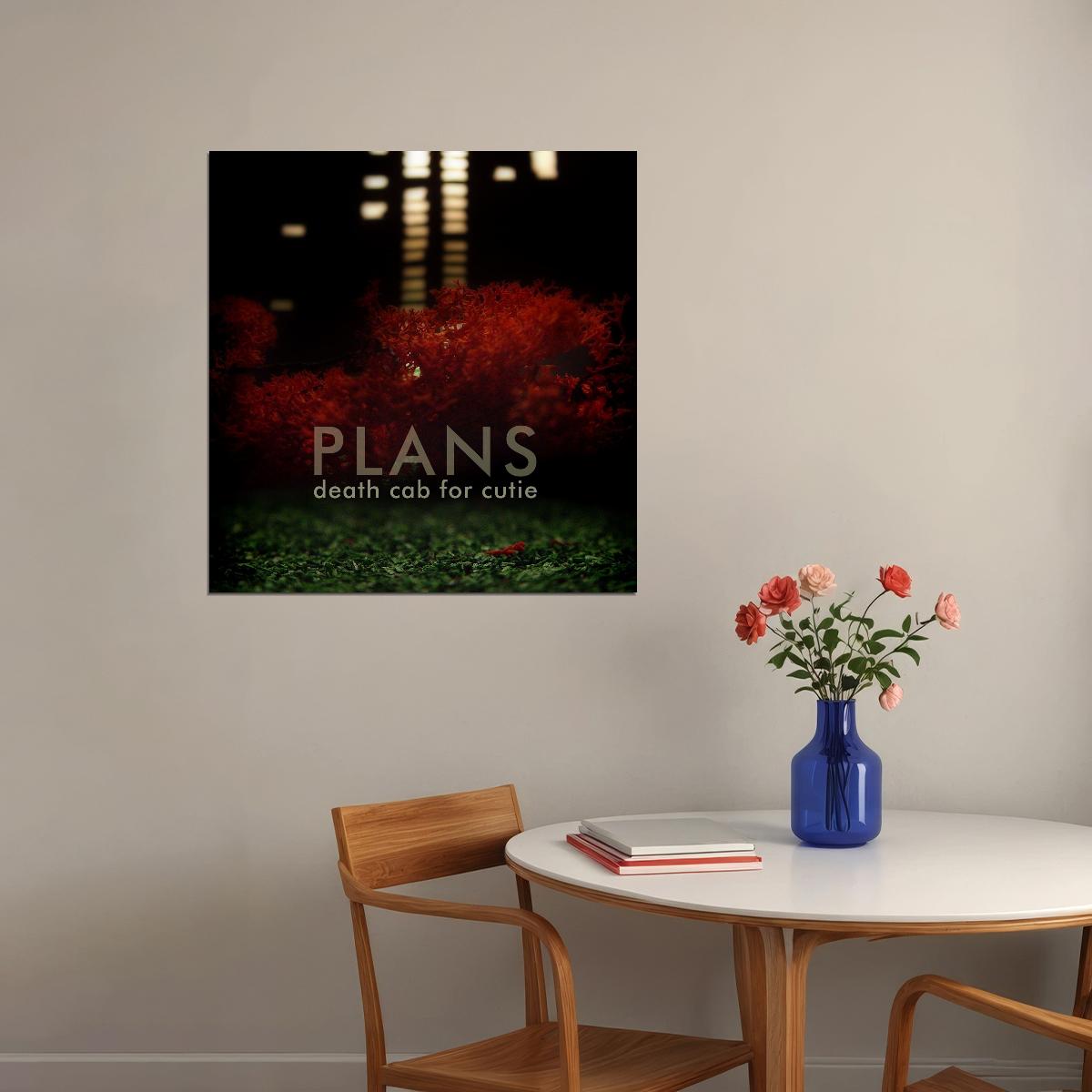Death Cab For Cutie Band Poster Indie Rock Music Wall Art Alternative Band Print - xonomax