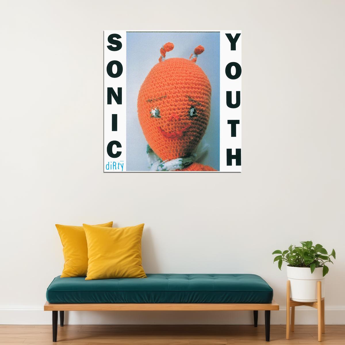 Sonic Youth Album Cover Art Music Poster Iconic Band Print - xonomax