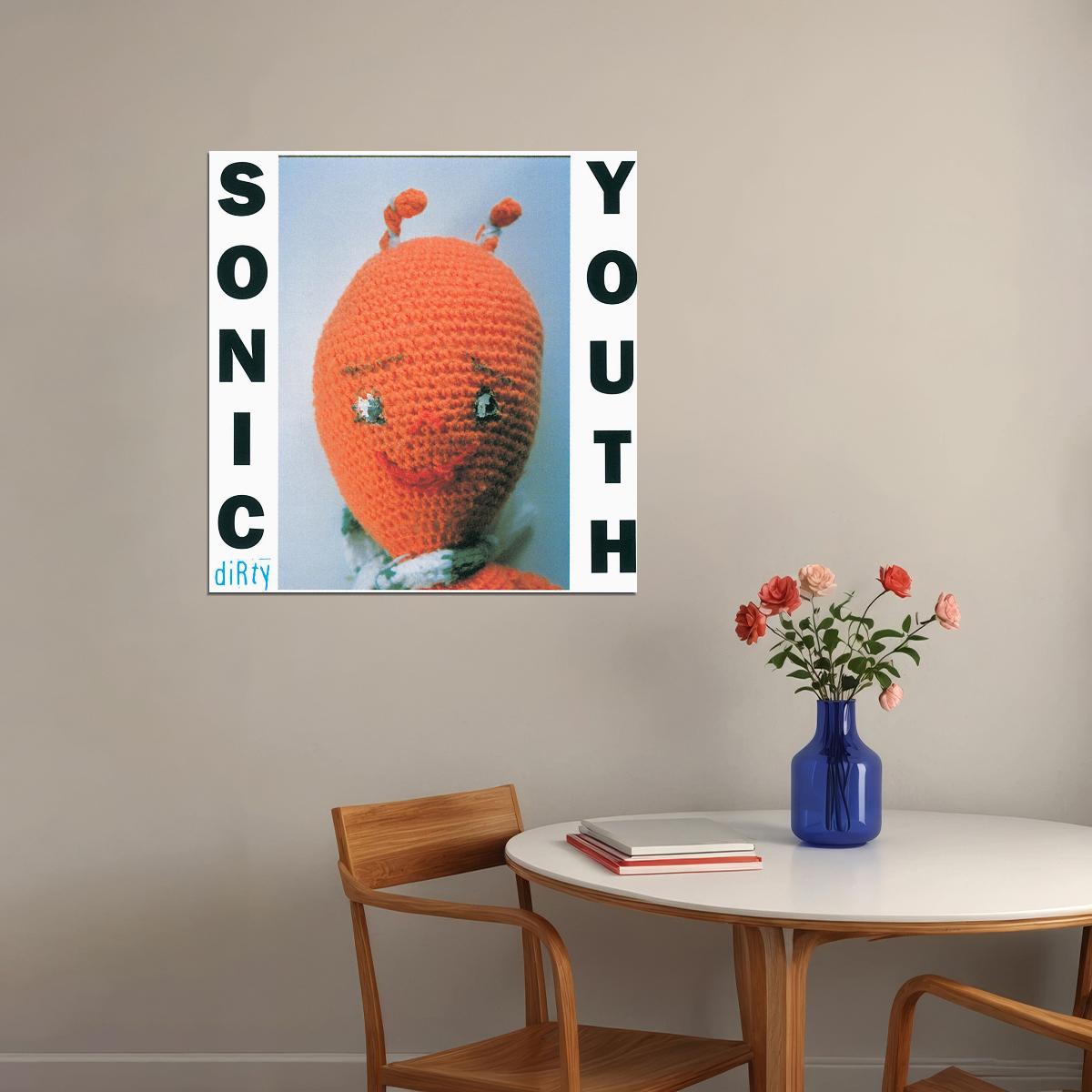 Sonic Youth Album Cover Art Music Poster Iconic Band Print - xonomax