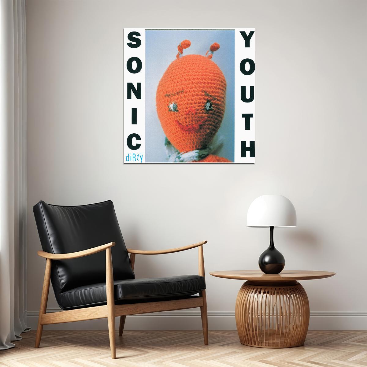 Sonic Youth Album Cover Art Music Poster Iconic Band Print - xonomax