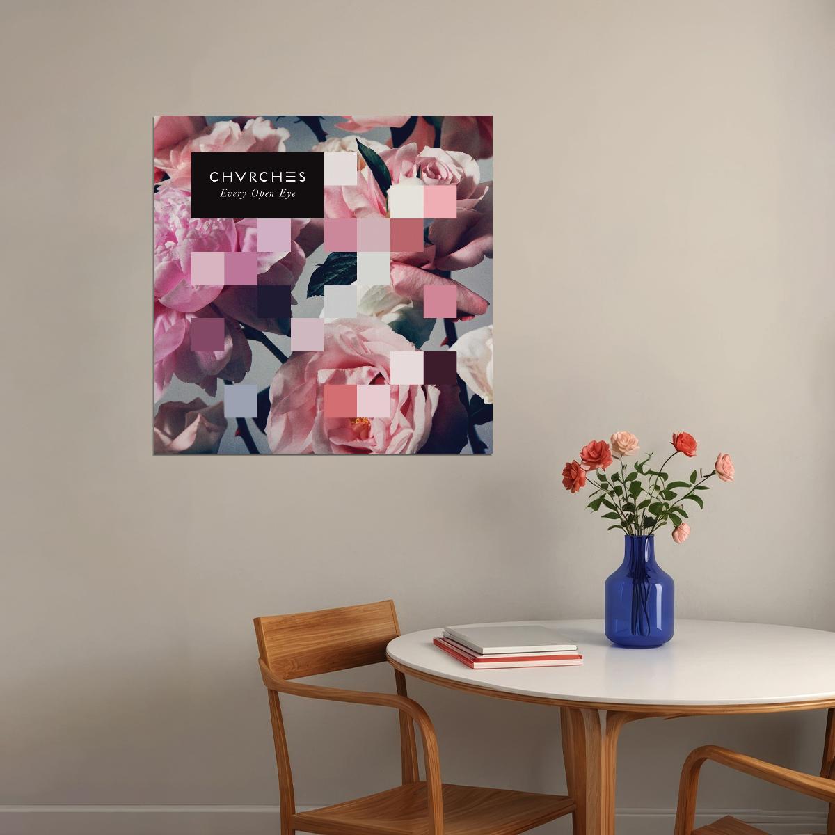 Chvrches Album Cover Art Synth-pop Music Poster Band Music Print - xonomax