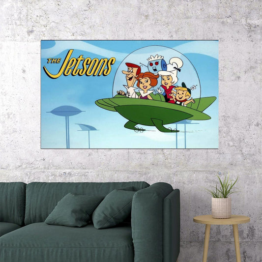 The Jetsons Tv Show Kids Print Iconic Animated Sci-fi Art Print - xonomax