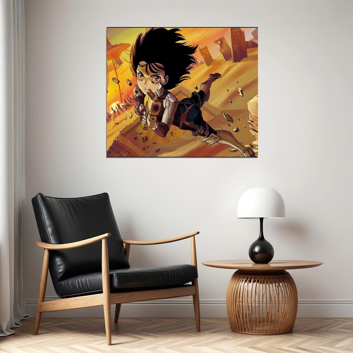 Alita: Battle Angel Movie Poster Sci-fi Film Wall Art Manga Adaptation Print - xonomax