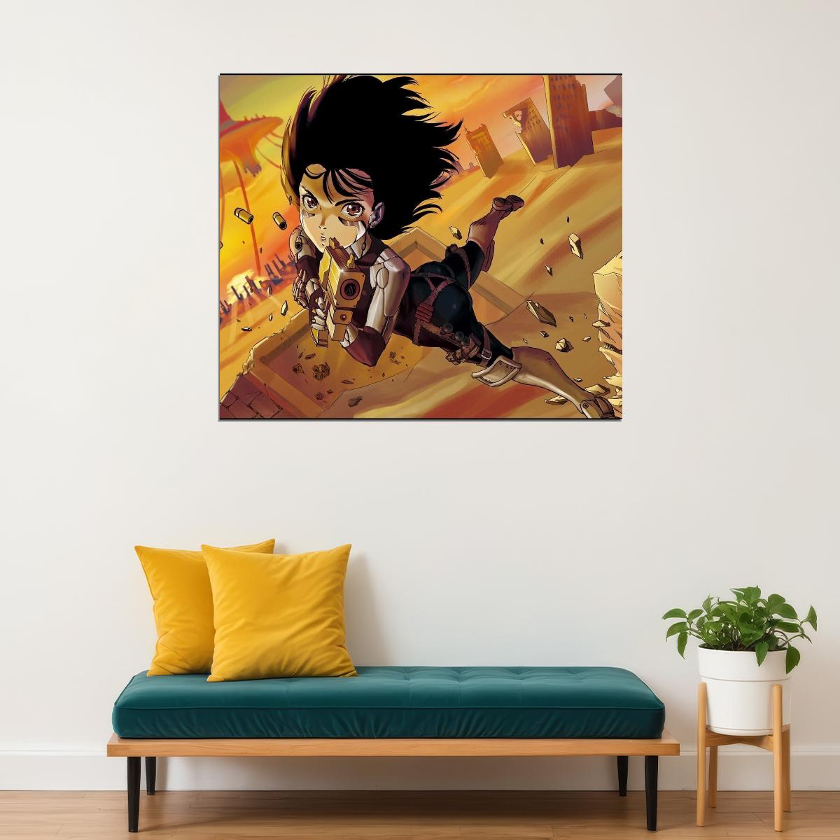 Alita: Battle Angel Movie Poster Sci-fi Film Wall Art Manga Adaptation Print - xonomax