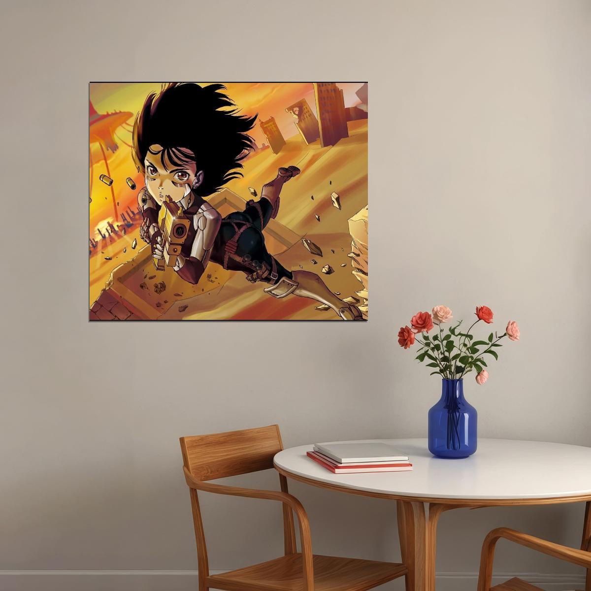 Alita: Battle Angel Movie Poster Sci-fi Film Wall Art Manga Adaptation Print - xonomax