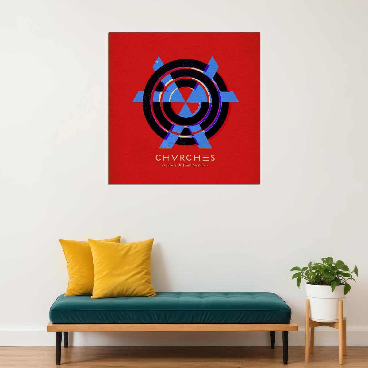 Chvrches Album Cover Art Synth-pop Music Poster Band Music Print - xonomax