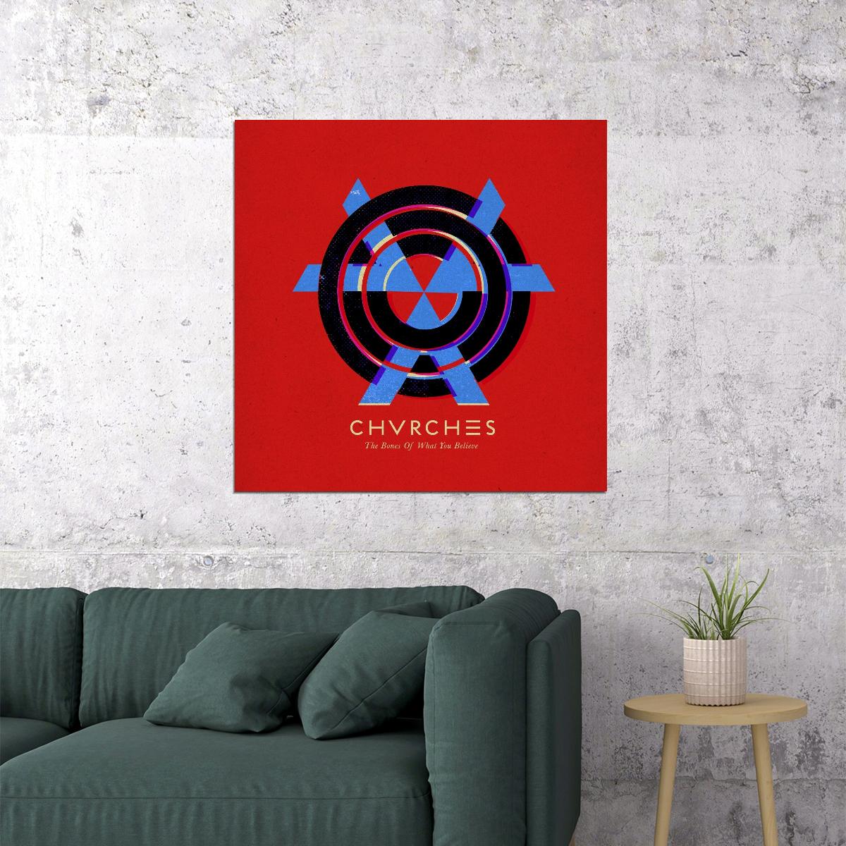 Chvrches Album Cover Art Synth-pop Music Poster Band Music Print - xonomax
