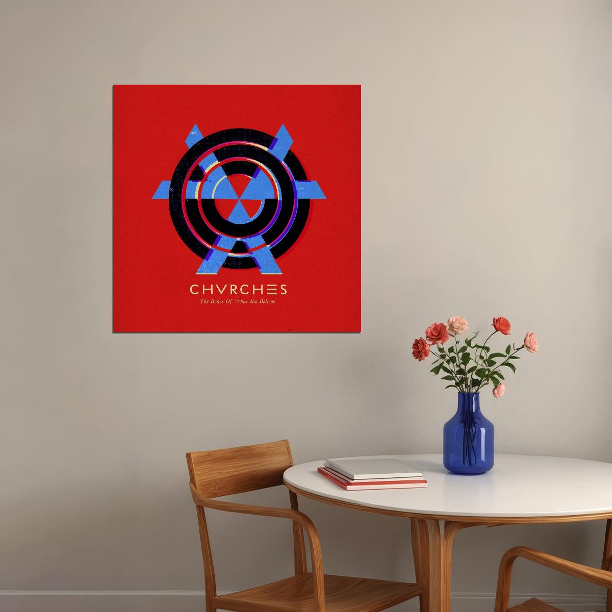 Chvrches Album Cover Art Synth-pop Music Poster Band Music Print - xonomax