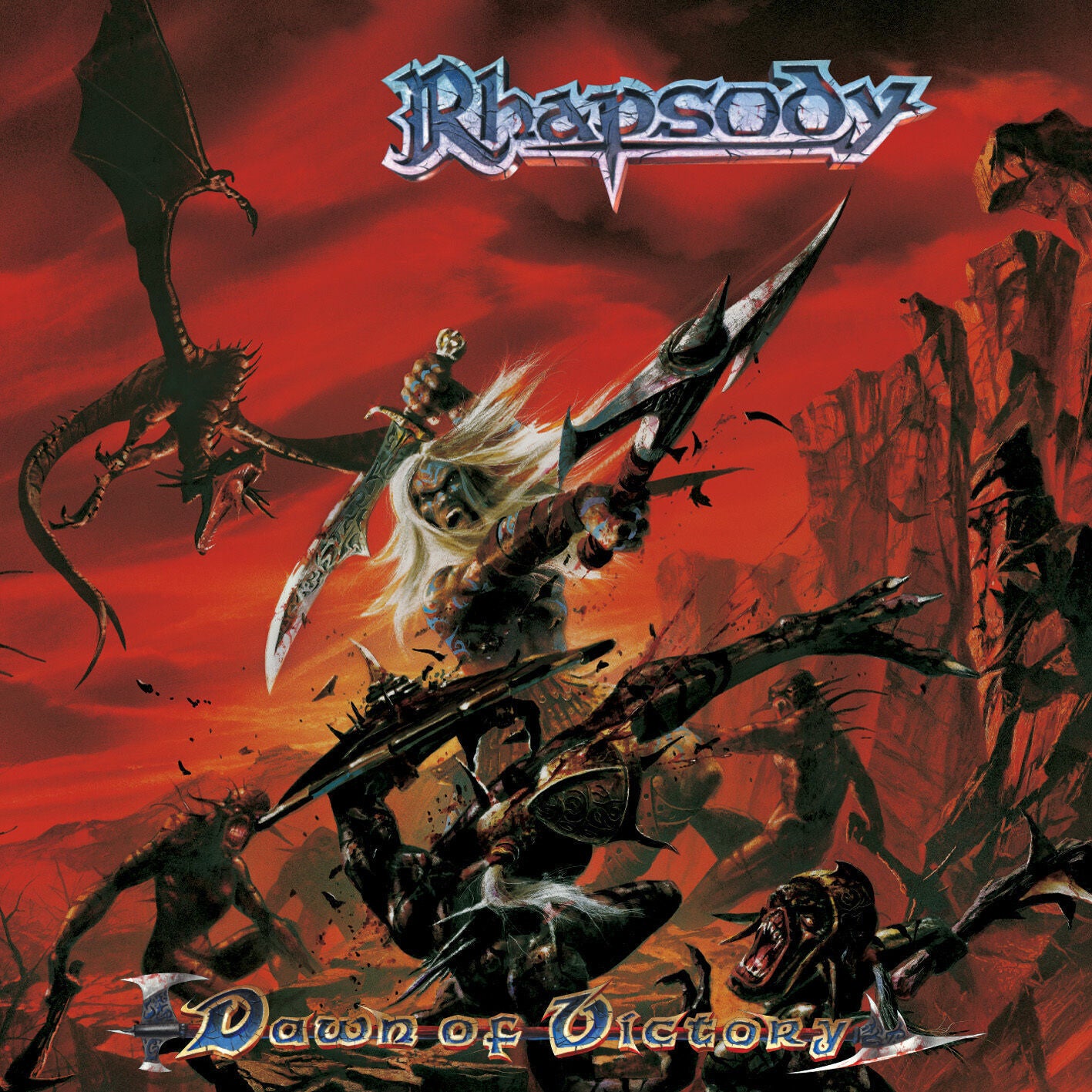 Rhapsody Album Cover Art Symphonic Metal Music Poster Famous Band Wall Print - xonomax