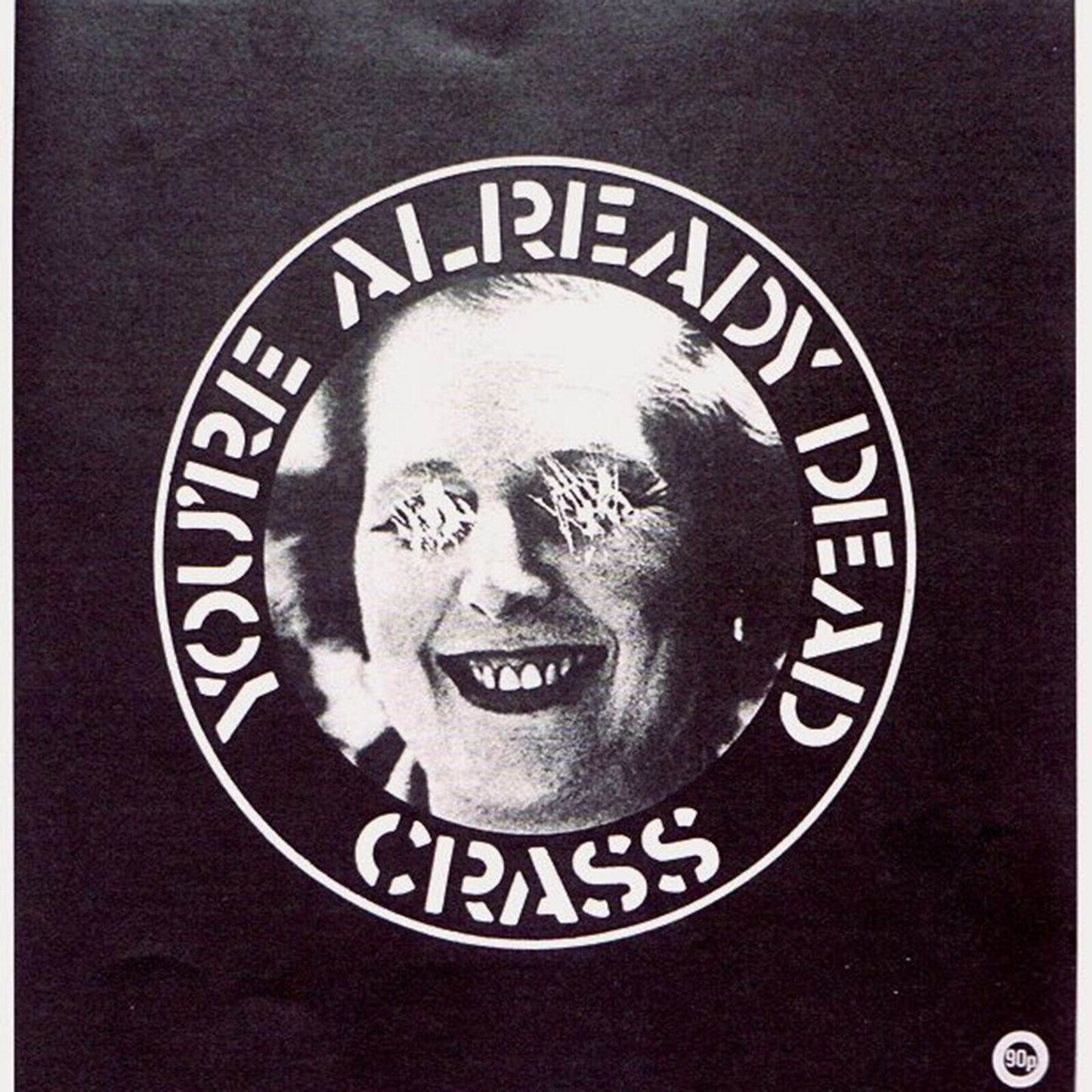 Crass You're Already Dead Album Cover Art Punk Rock Music Poster Band Music Print - xonomax