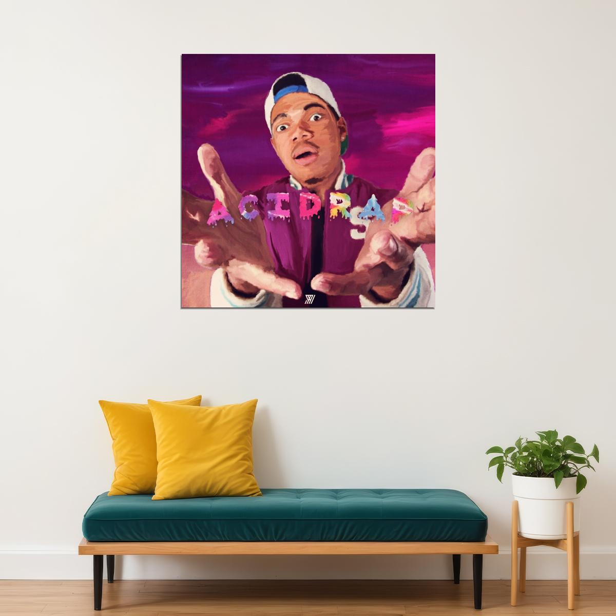 Chance The Rapper Acid Rap Mixtape Cover Art Hip-hop Music Poster Rap Artist Print - xonomax