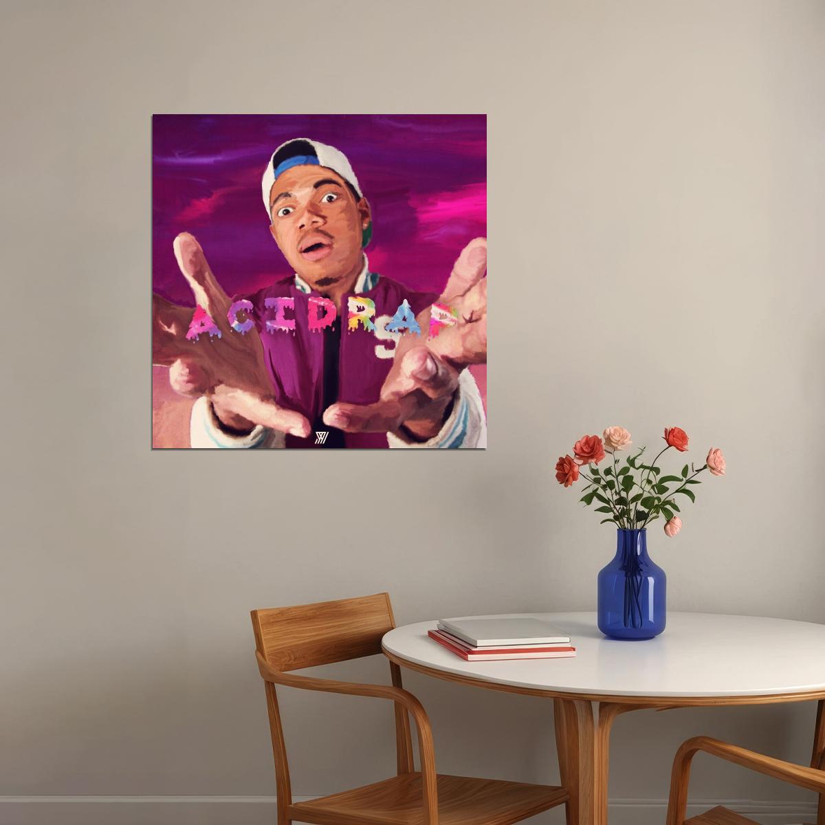 Chance The Rapper Acid Rap Mixtape Cover Art Hip-hop Music Poster Rap Artist Print - xonomax