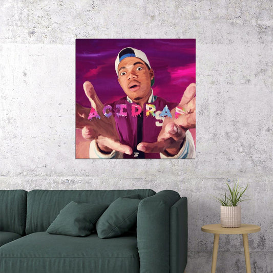 Chance The Rapper Acid Rap Mixtape Cover Art Hip-hop Music Poster Rap Artist Print - xonomax