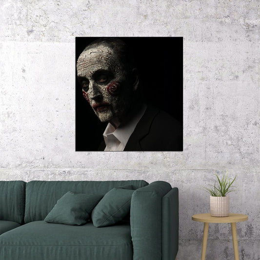 Saw Movie Poster Classic Horror Film Iconic Slasher Wall Print - xonomax
