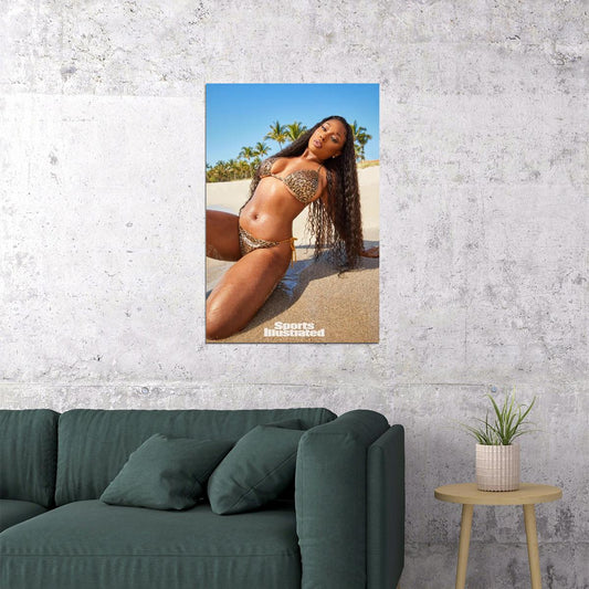 Megan Thee Stallion Music Poster Famous Rapper Wall Print - xonomax