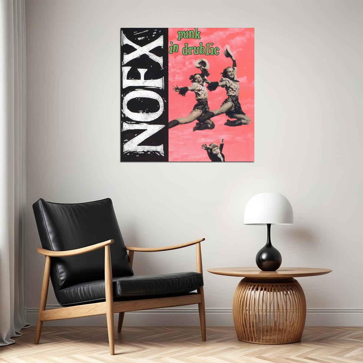 Nofx Punk In Drublic Album Cover Art Punk Rock Music Poster Wall Print - xonomax