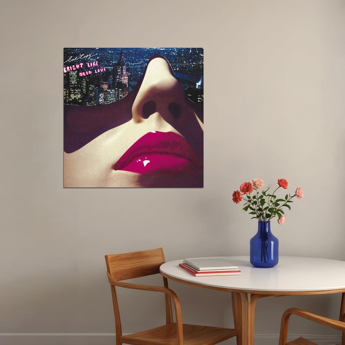 Cut Copy Bright Like Neon Love Album Cover Art Electronic Music Poster Band Music Print - xonomax
