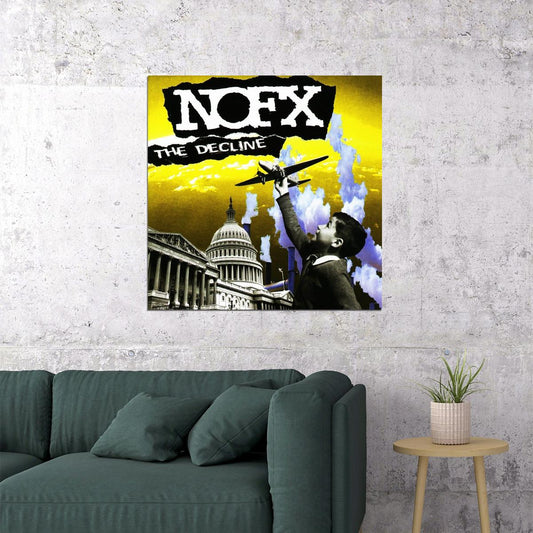 Nofx The Decline Album Cover Art Punk Rock Music Poster Wall Print - xonomax