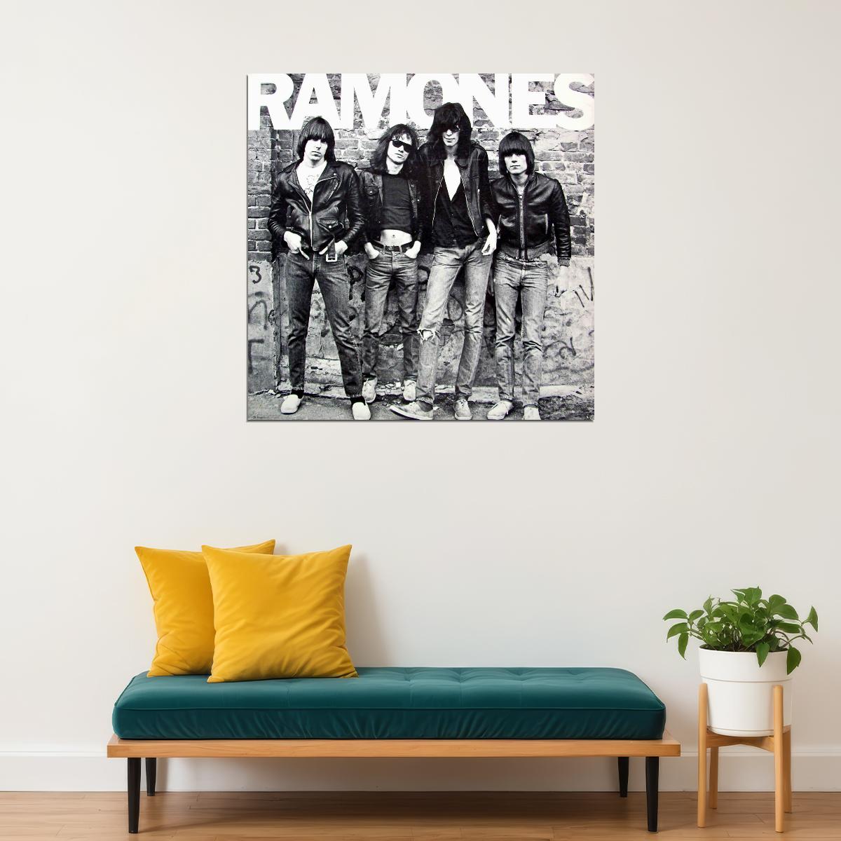 Ramones Music Poster Punk Rock Band Wall Print - xonomax