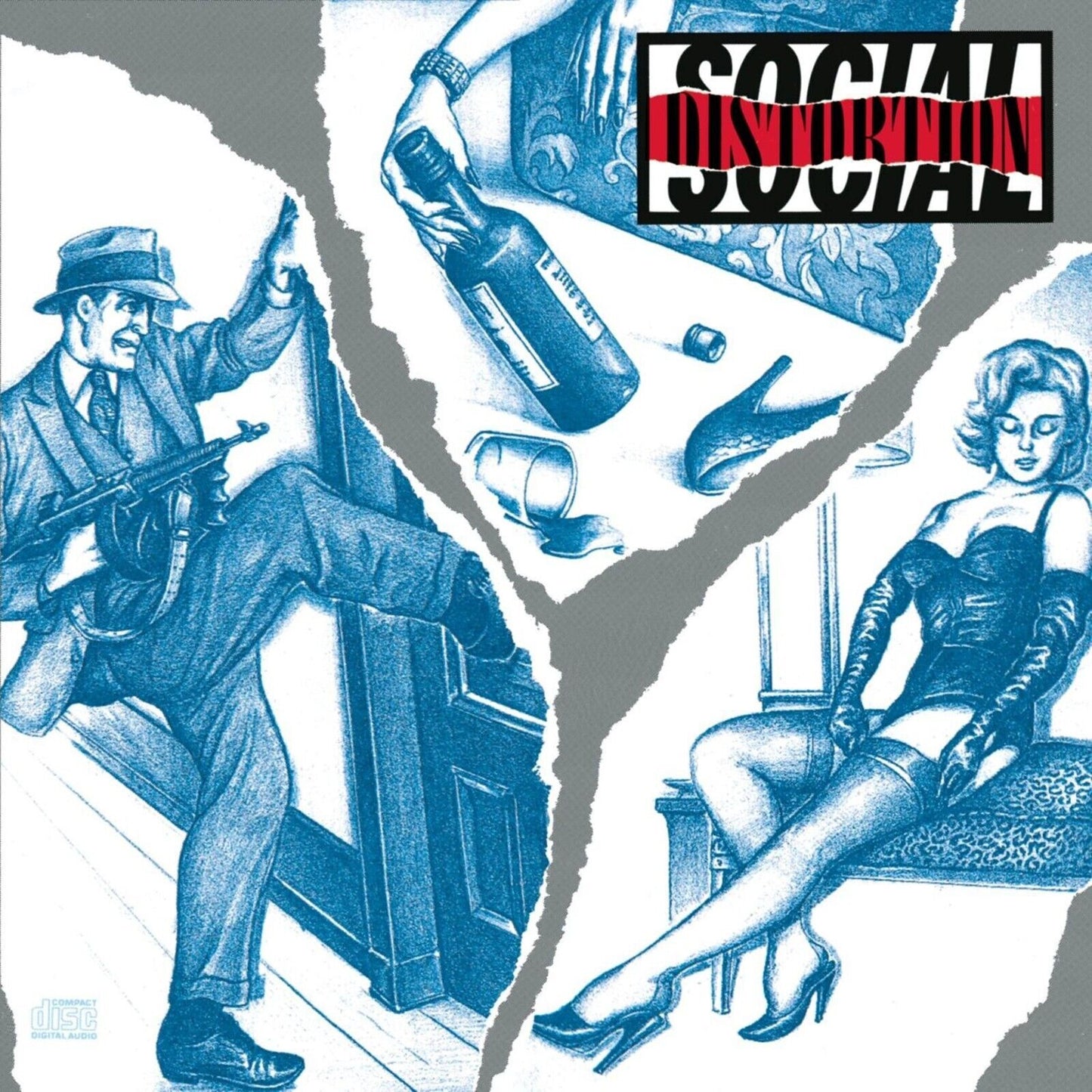 Social Distortion Album Cover Art Music Poster Punk Band Wall Print - xonomax