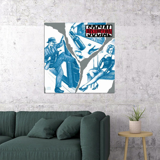 Social Distortion Album Cover Art Music Poster Punk Band Wall Print - xonomax