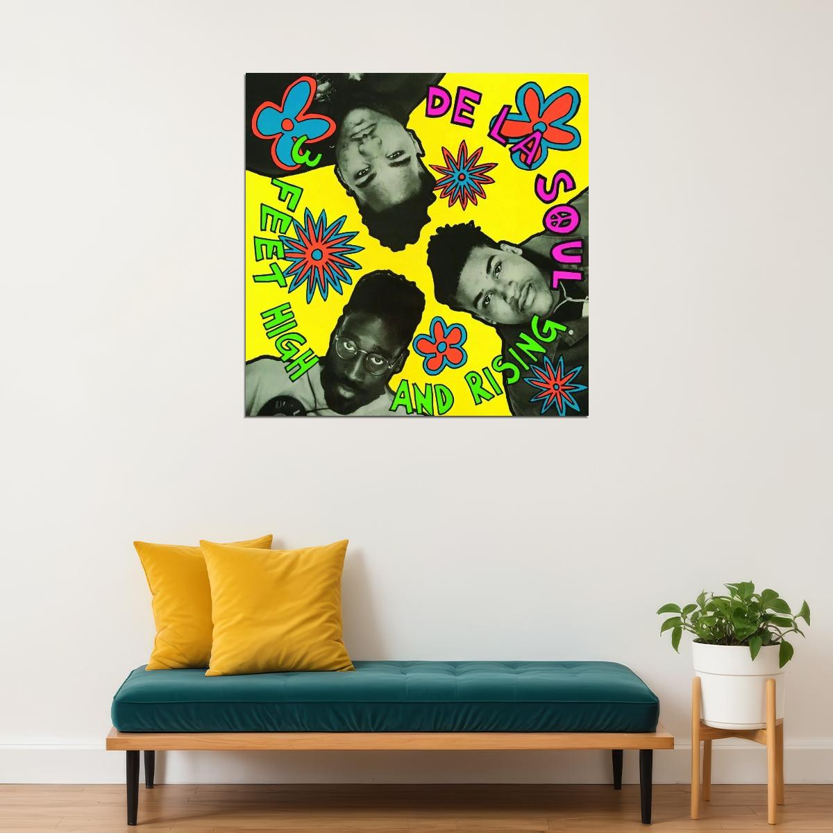 De La Soul Album Cover Art Hip-hop Music Poster Rap Group Music Print - xonomax