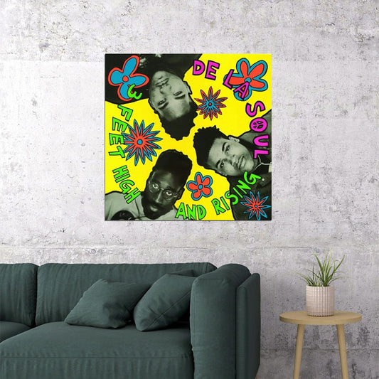 De La Soul Album Cover Art Hip-hop Music Poster Rap Group Music Print - xonomax