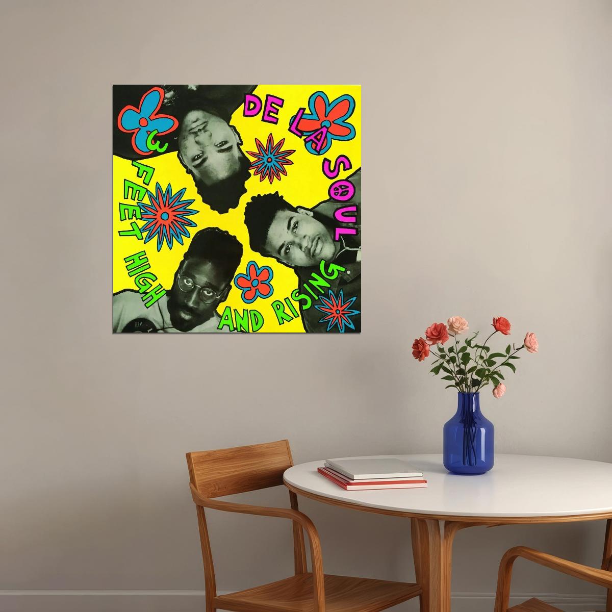 De La Soul Album Cover Art Hip-hop Music Poster Rap Group Music Print - xonomax