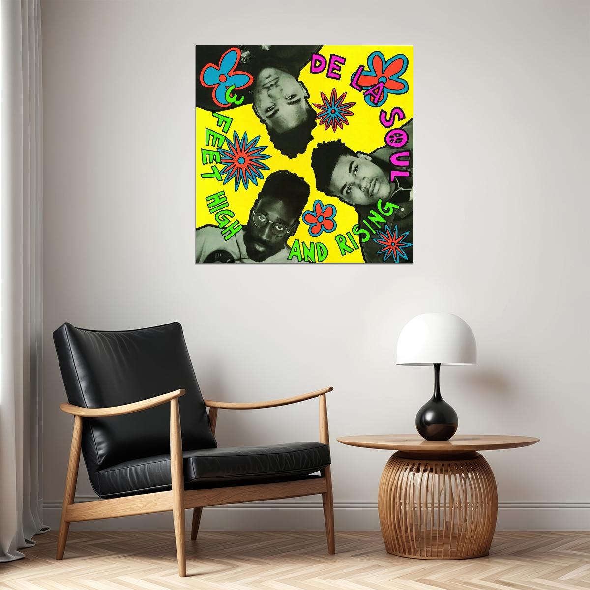 De La Soul Album Cover Art Hip-hop Music Poster Rap Group Music Print - xonomax