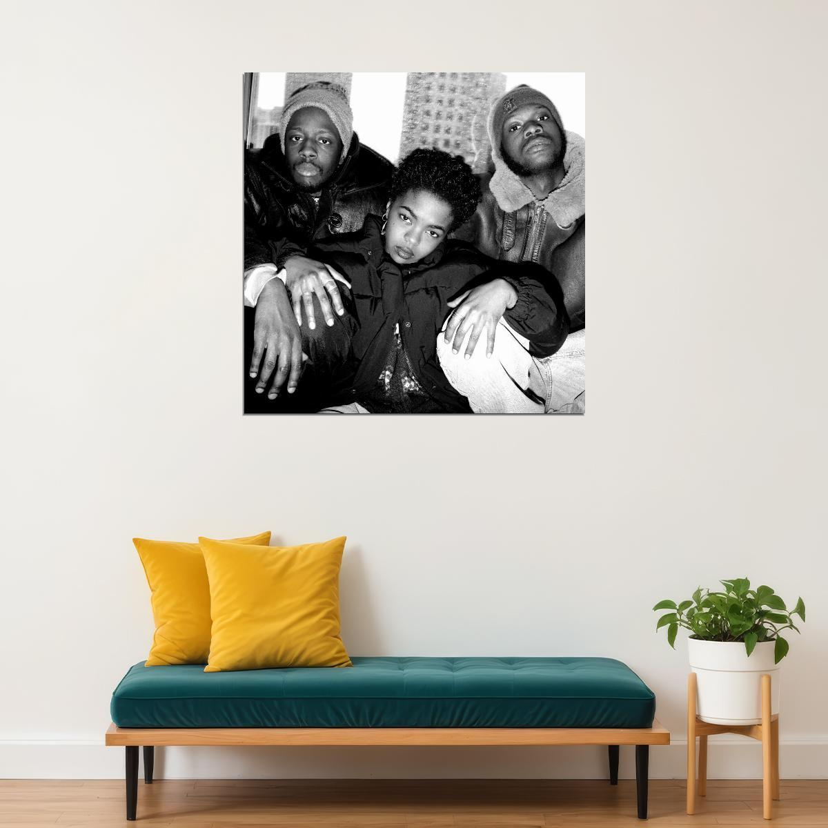 The Fugees Album Cover Art Music Poster Iconic Hip Hop Group Print - xonomax