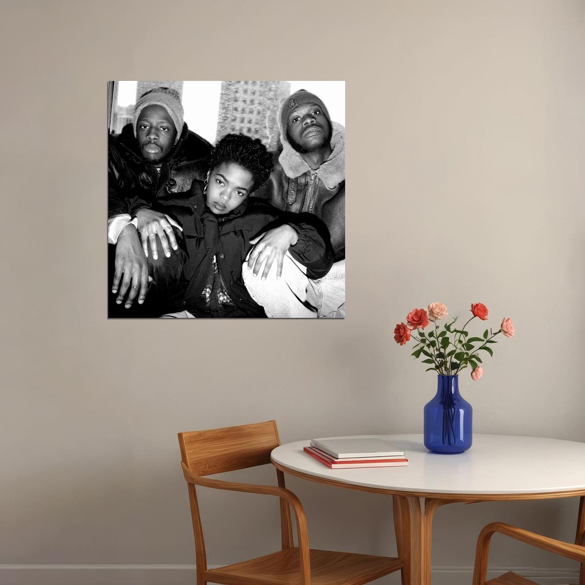The Fugees Album Cover Art Music Poster Iconic Hip Hop Group Print - xonomax